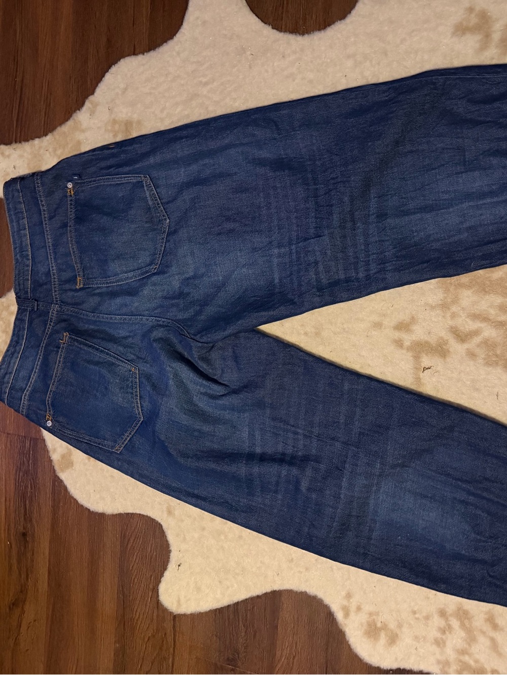 Nwot Pilcro The Breaker
Relaxed Jeans dark wash barrel fall denim casual $200 - Picture 14 of 16